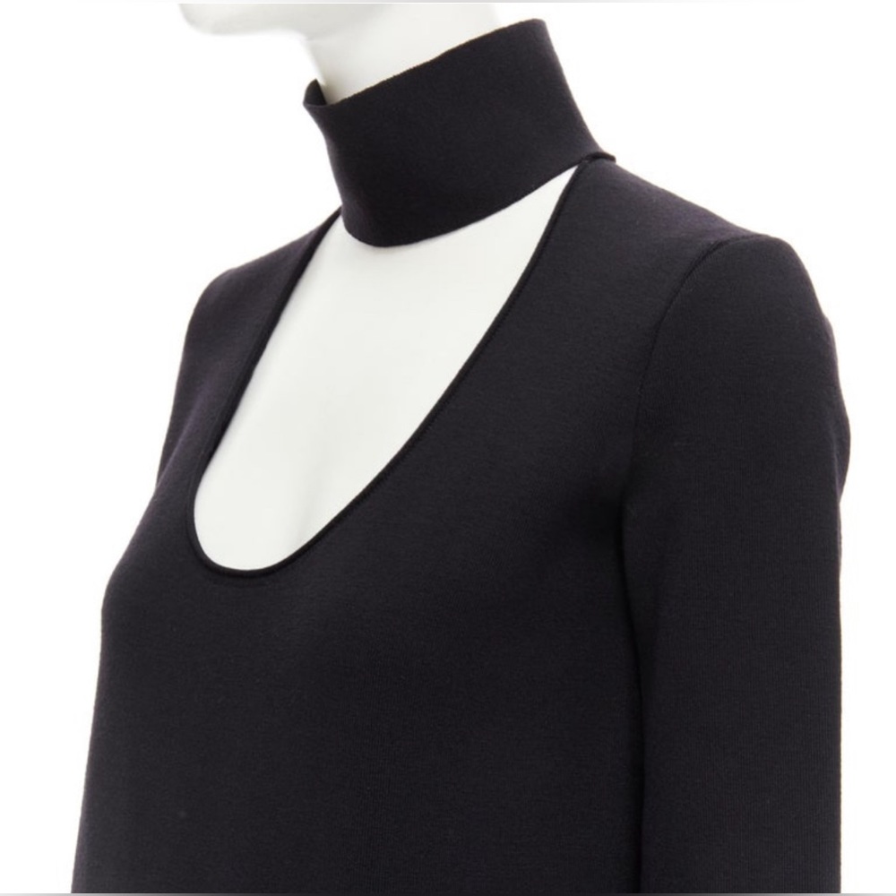 Bottega Veneta 2019 Runway Knit Collar Midi Dress - Picture 3 of 7